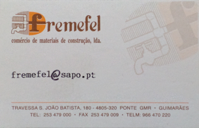 Loja de ferragens Fremefel - Comércio De Materiais De Construção Lda